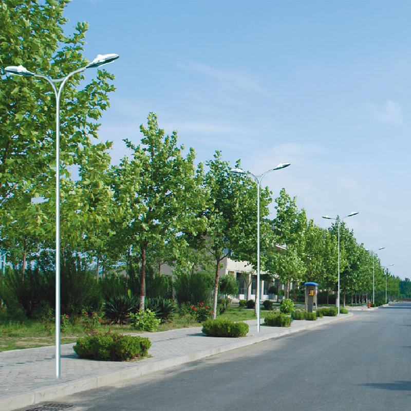 NILE Double Arm Aluminum Conical Roadway Light Pole NILE Double Arm Aluminum Conical Roadway Light Pole