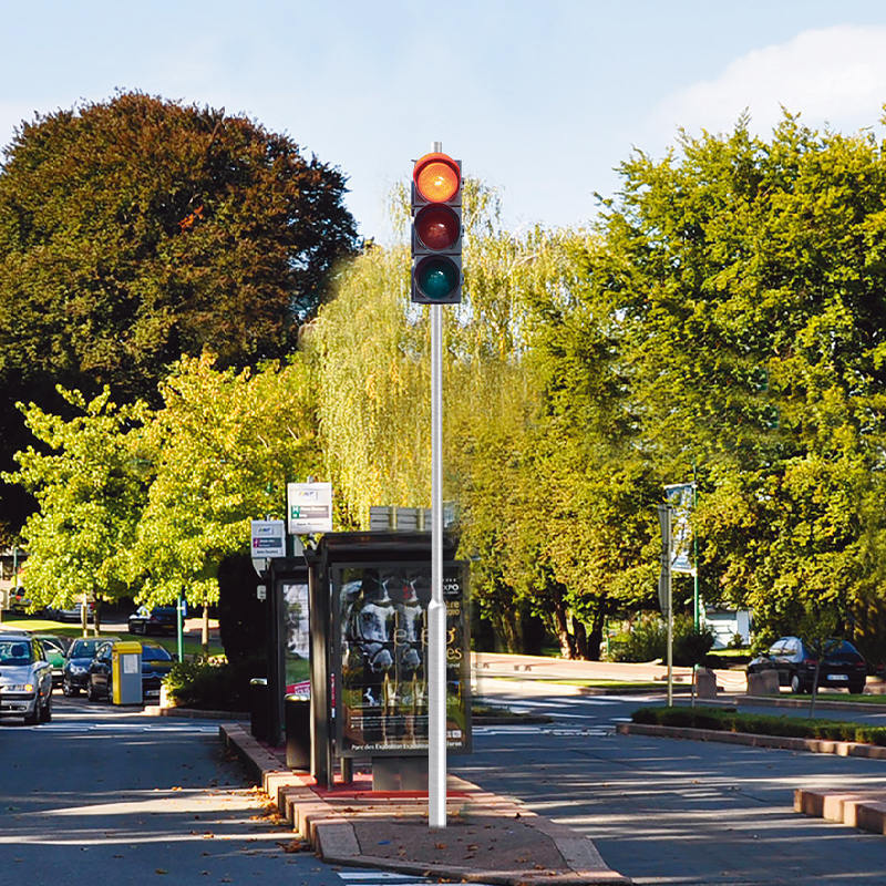 Aluminum Stepped Traffic Light Pole Aluminum Stepped Traffic Light Pole