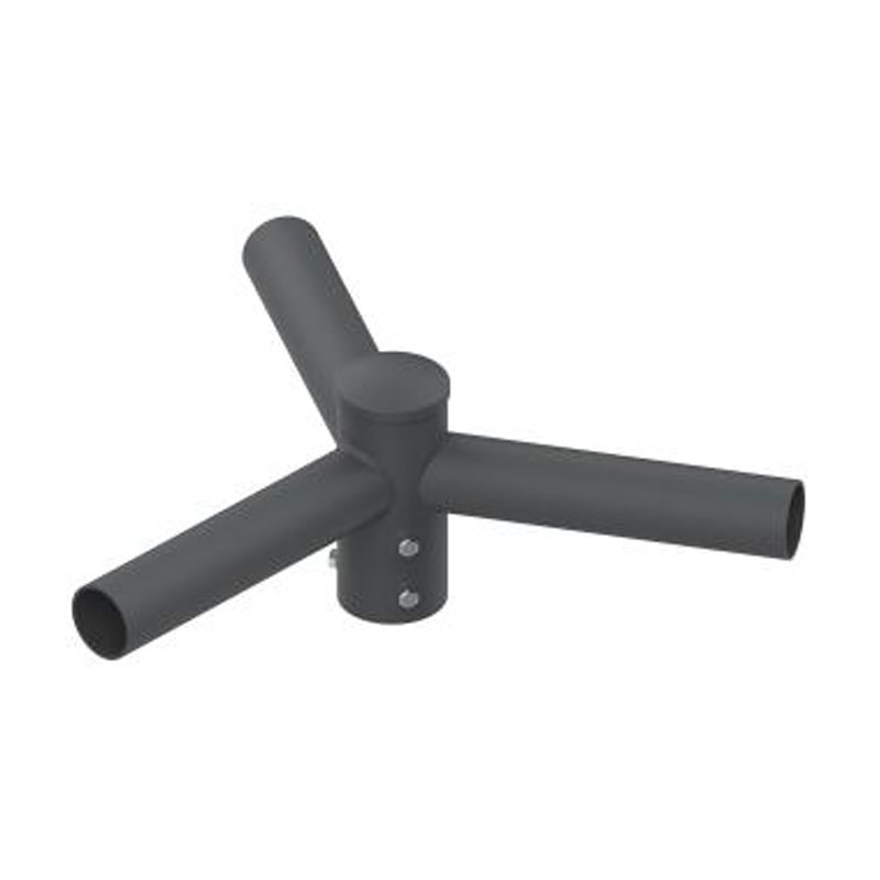 4" Round Horizontal External Light Pole Tenon Adapter
