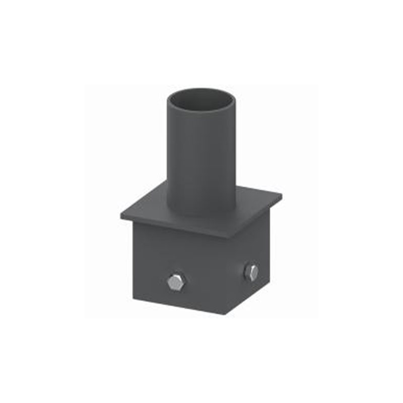 4" Square Vertical Tenon Light Pole Fitter