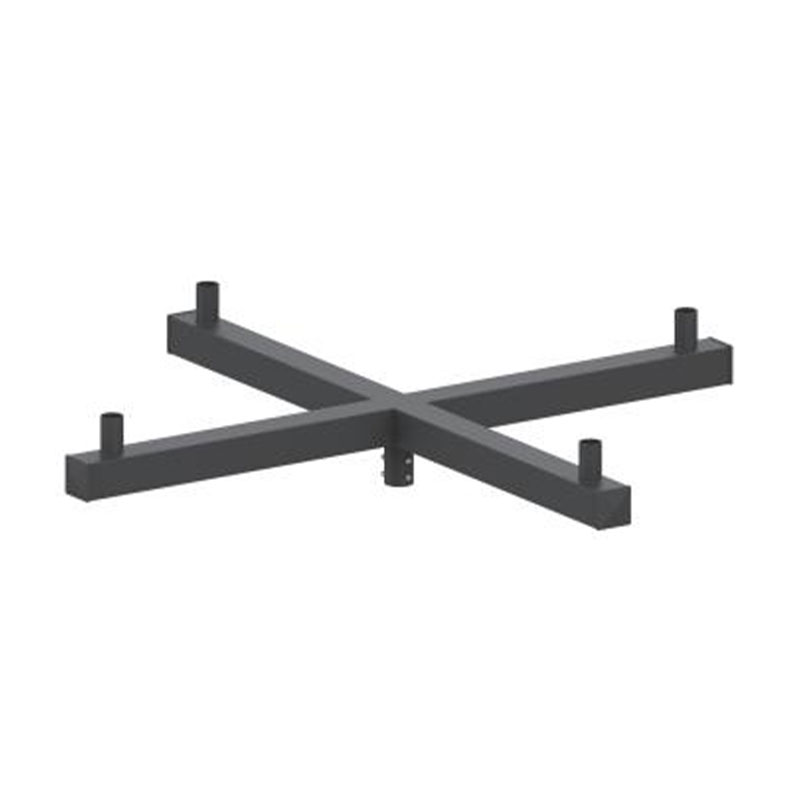 4" Square Vertical Tenon Light Pole Fitter