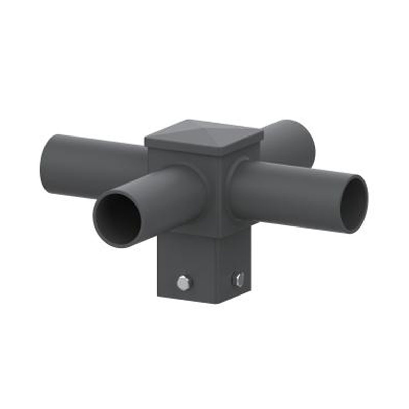 4"Square Horizontal Tenon Light Pole Fitter