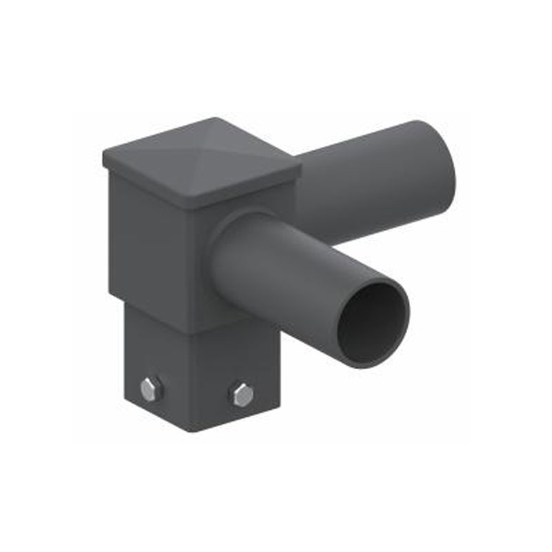 4"Square Horizontal Tenon Light Pole Fitter