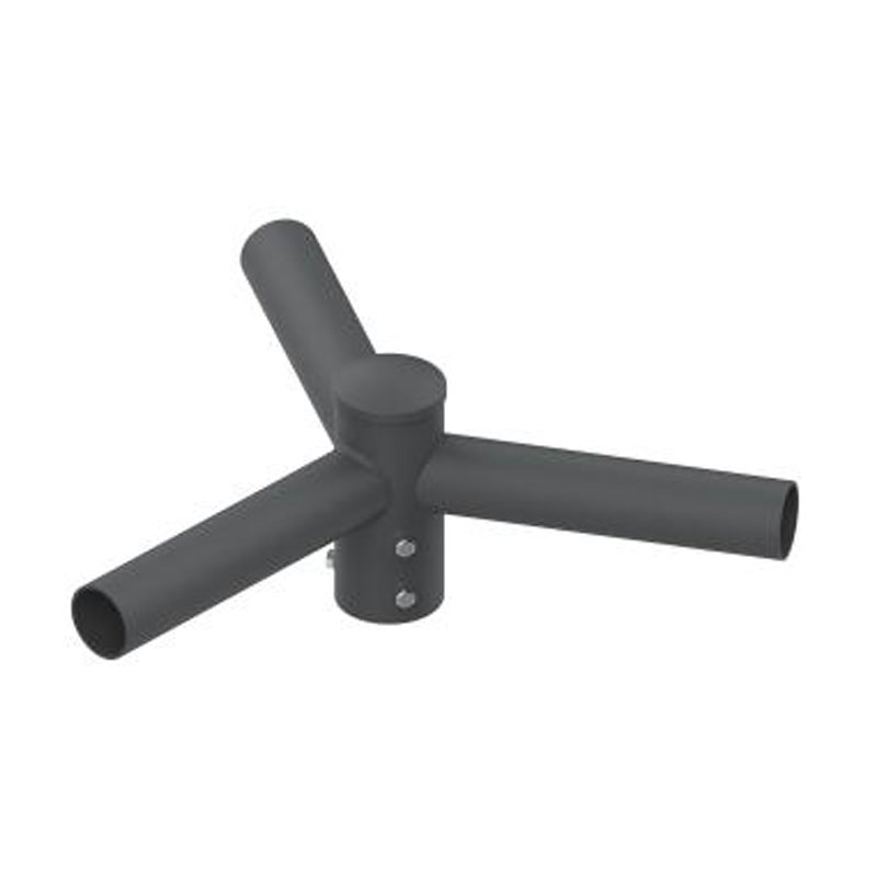 5" Round Horizontal External Light Pole Tenon Adapter