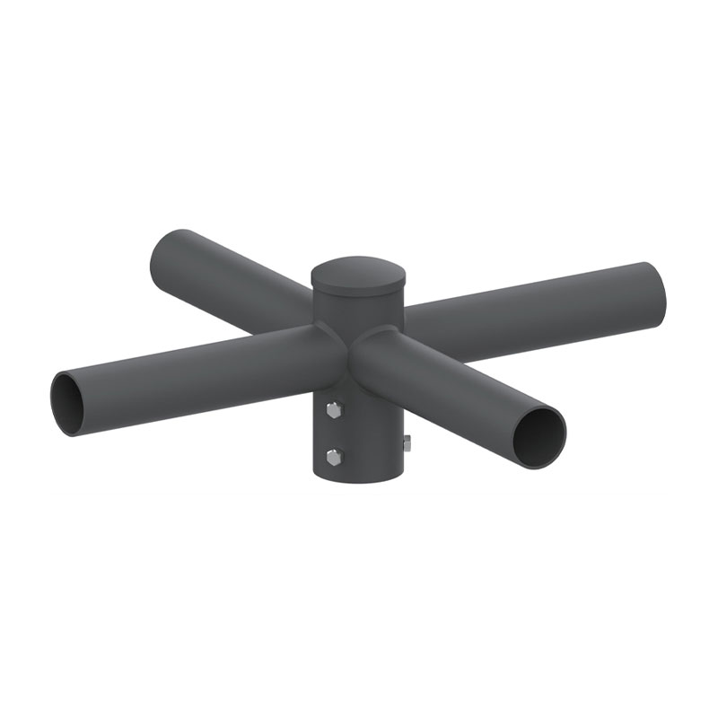 5" Round Horizontal External Light Pole Tenon Adapter