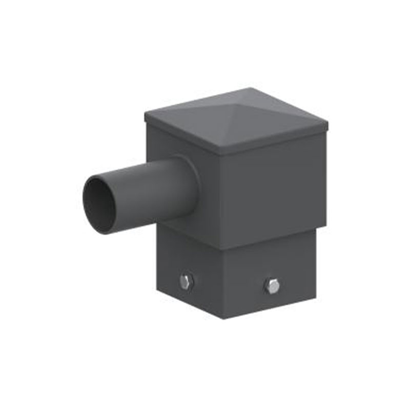 5"Square Horizontal Tenon Light Pole Fitter