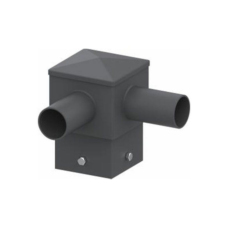 5"Square Horizontal Tenon Light Pole Fitter