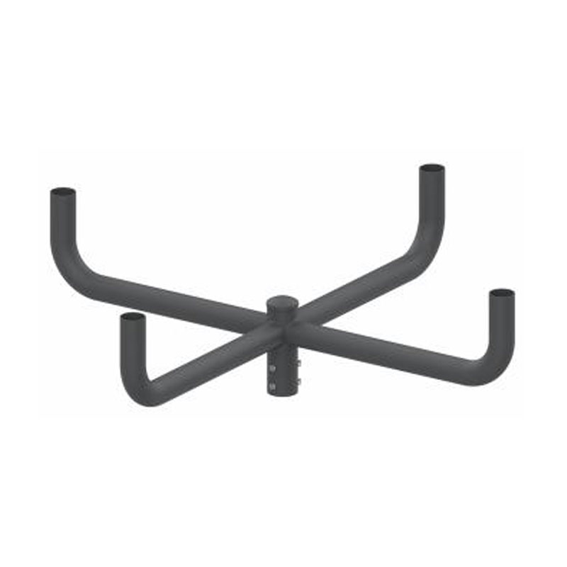 5" Round Vertical External Light Pole Tenon Adapter