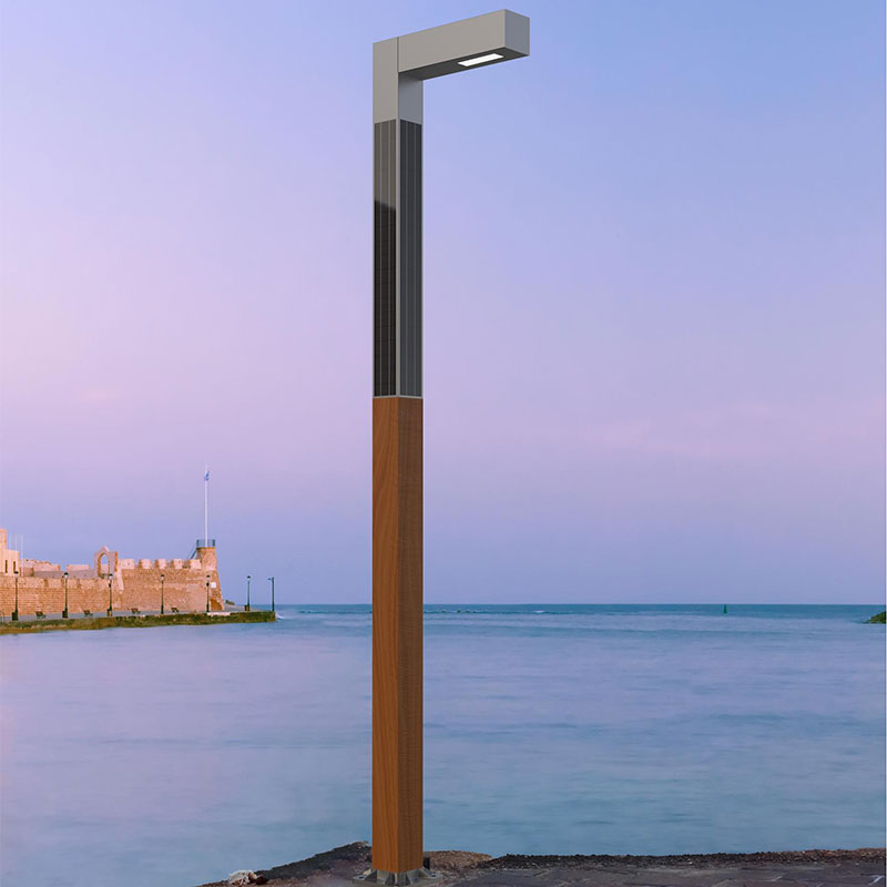 MONDSEE Aluminum Metal powder spraying Solar Light Pole