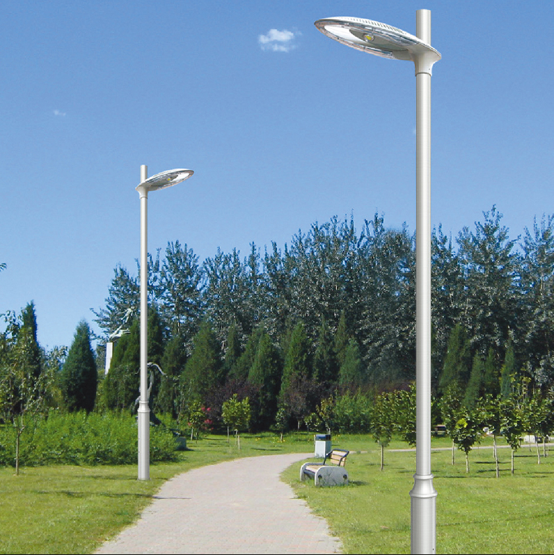 How are aluminum light poles manufactured?