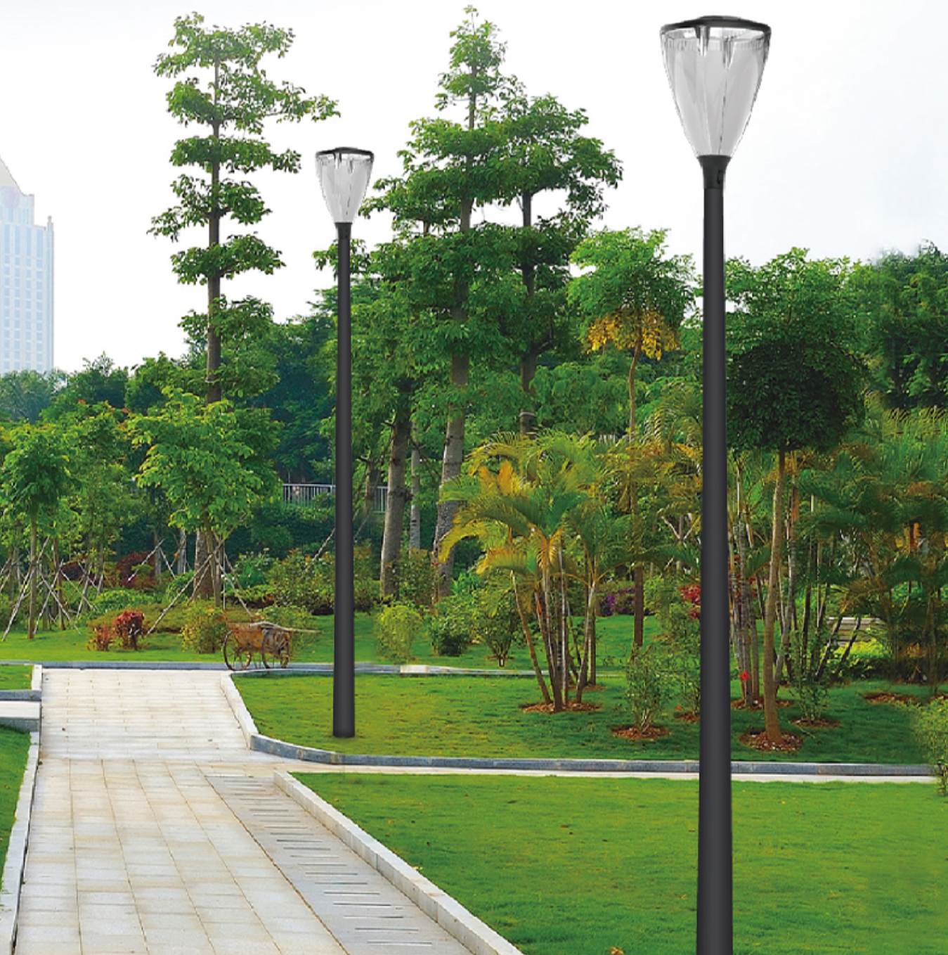 How to Choose Garden Light Poles Based on Road Width?