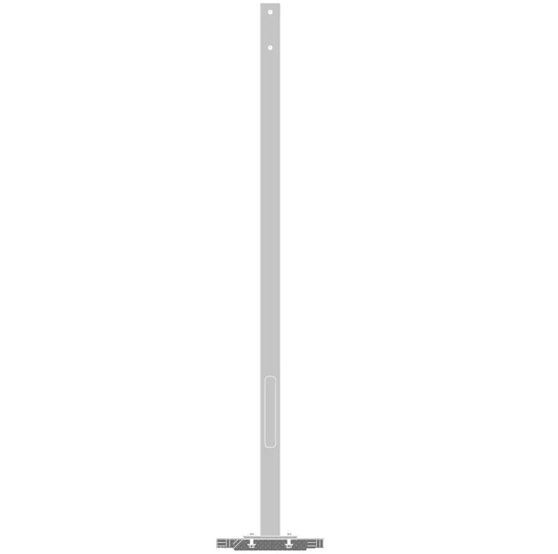 What is the service life of a steel light pole?