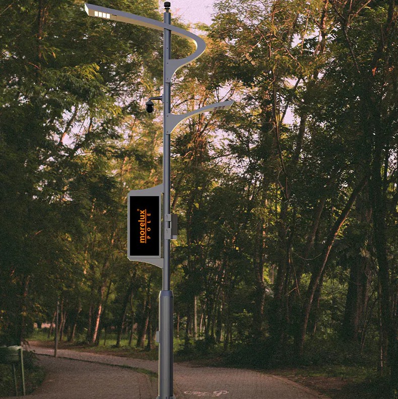 What are the uses of smart light poles?