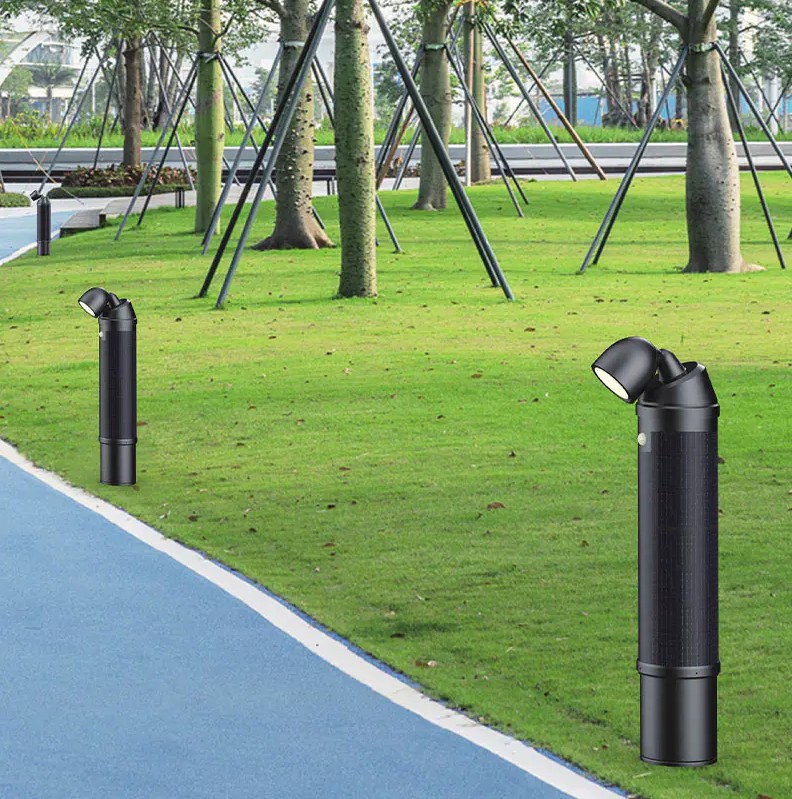 How can I charge a Solar Light Pole when there is no sunlight?