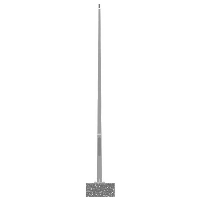 How do steel light poles improve outdoor lighting performance?